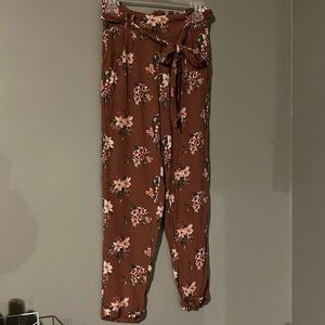 American Eagle gauzy floral pants